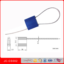 Tirez le joint jetable serré de câble de sécurité en aluminium Jccs002